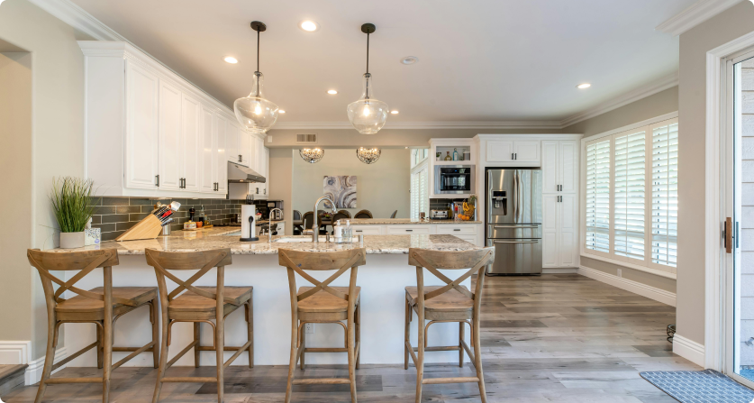 A clean kitchen